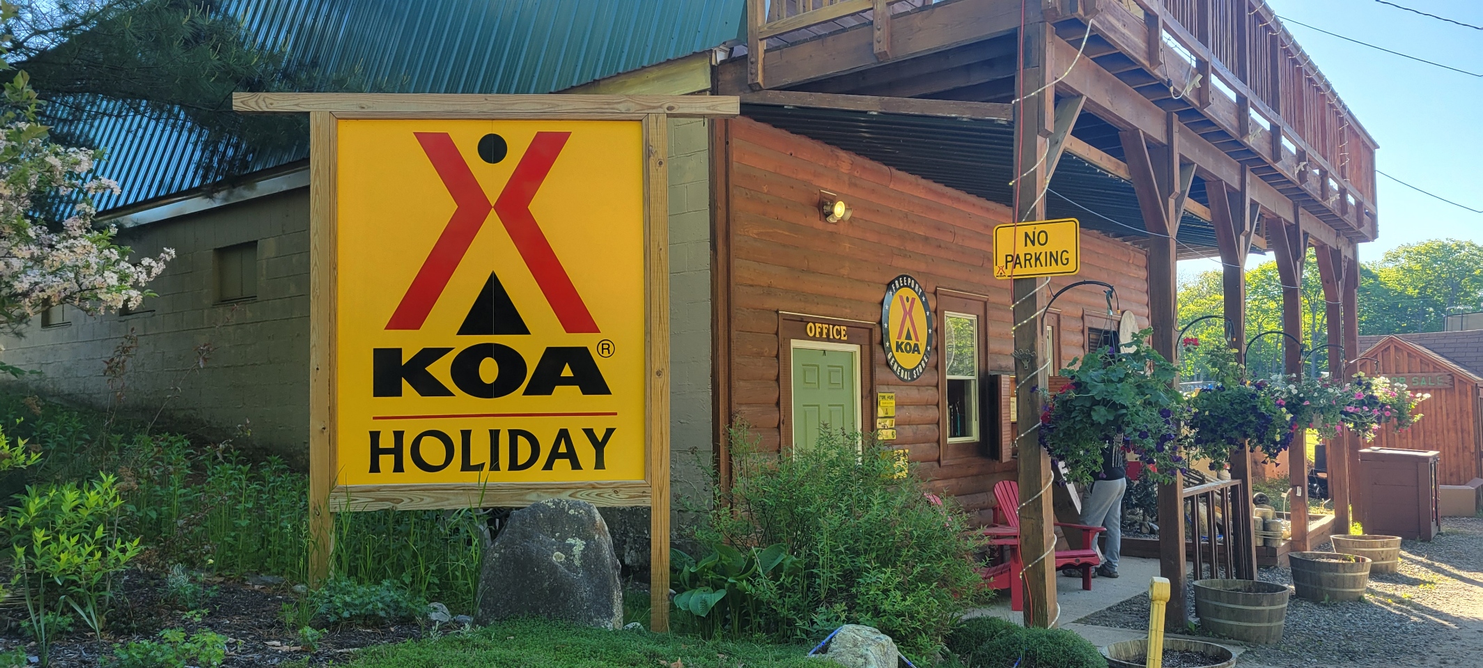 The beautiful Freeport/Durham KOA in Maine – our successful first trip in the new camper!