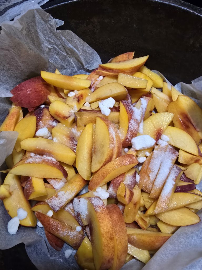 Preparing Peaches