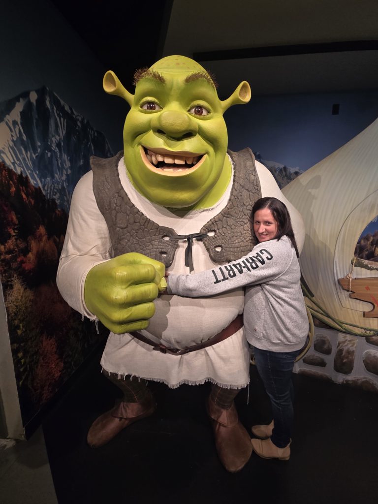 Holly with Shrek