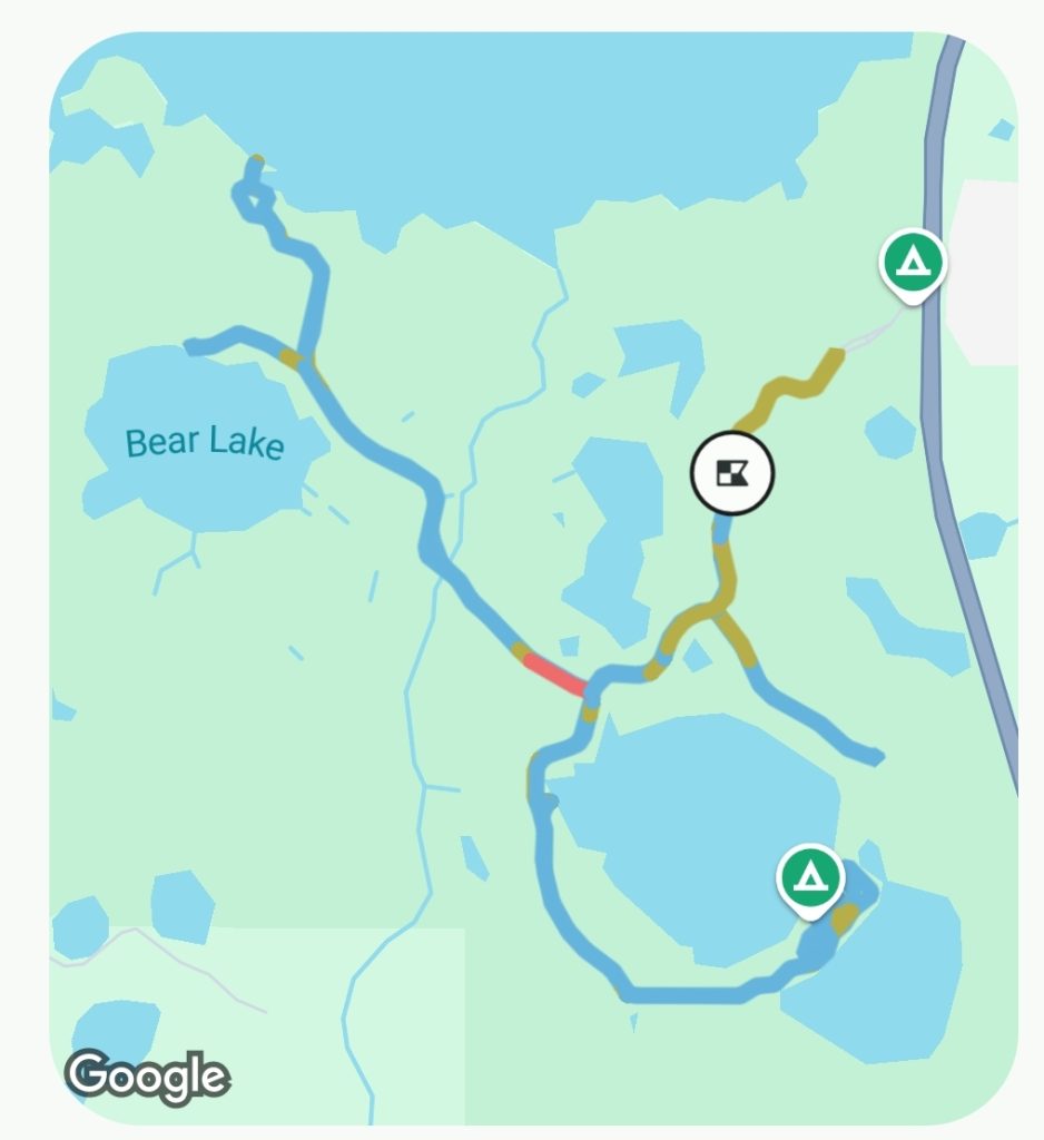 A map of the road system
