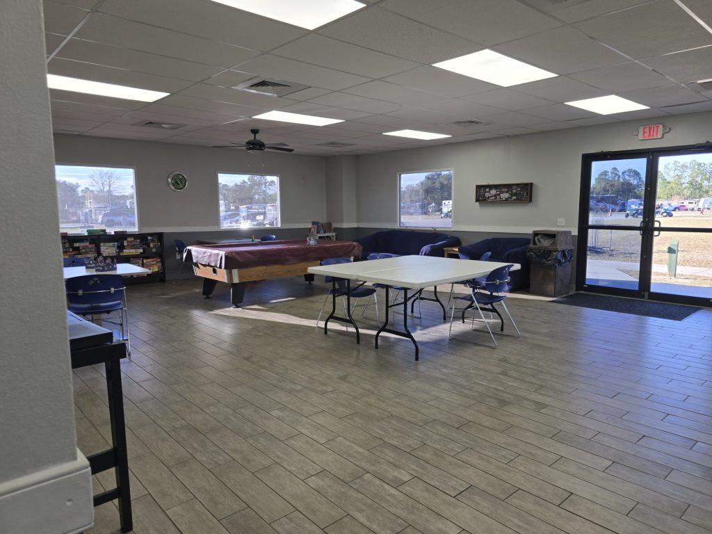 Pool Table in Rec Center