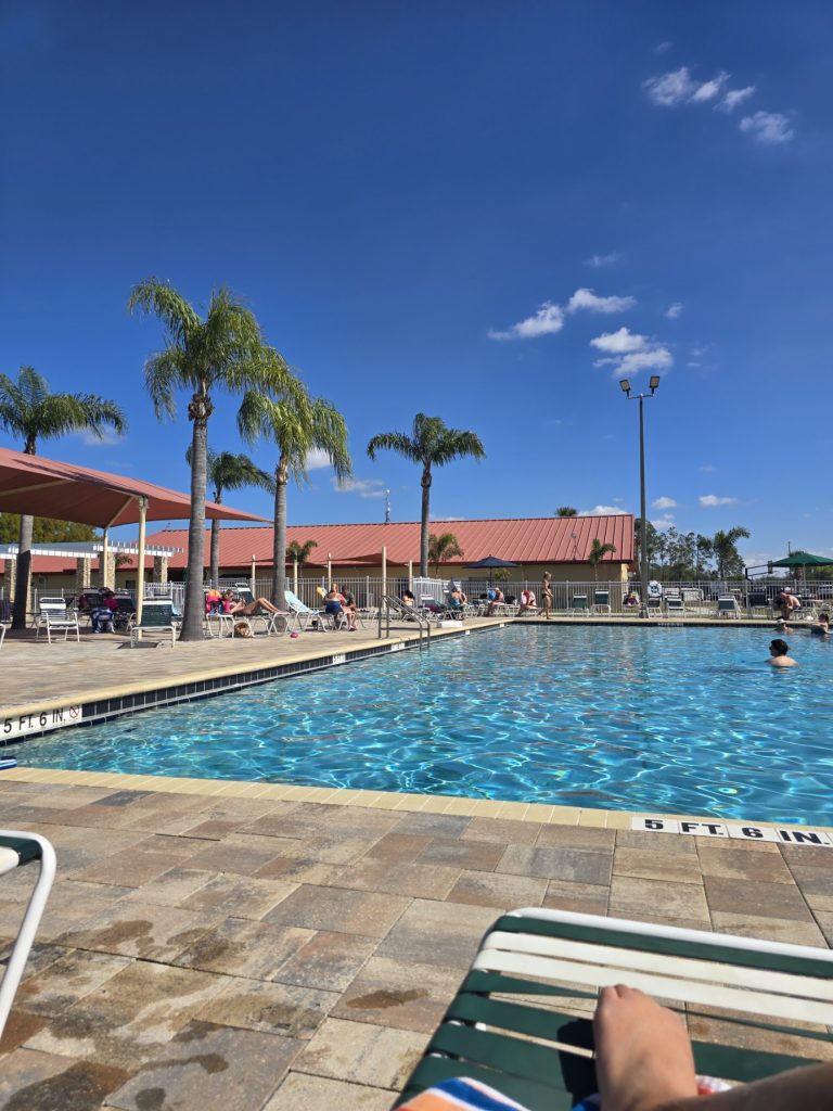 Poolside at Thousand Trails Orlando