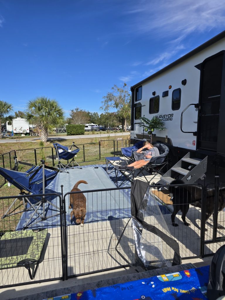 Campsite setup
