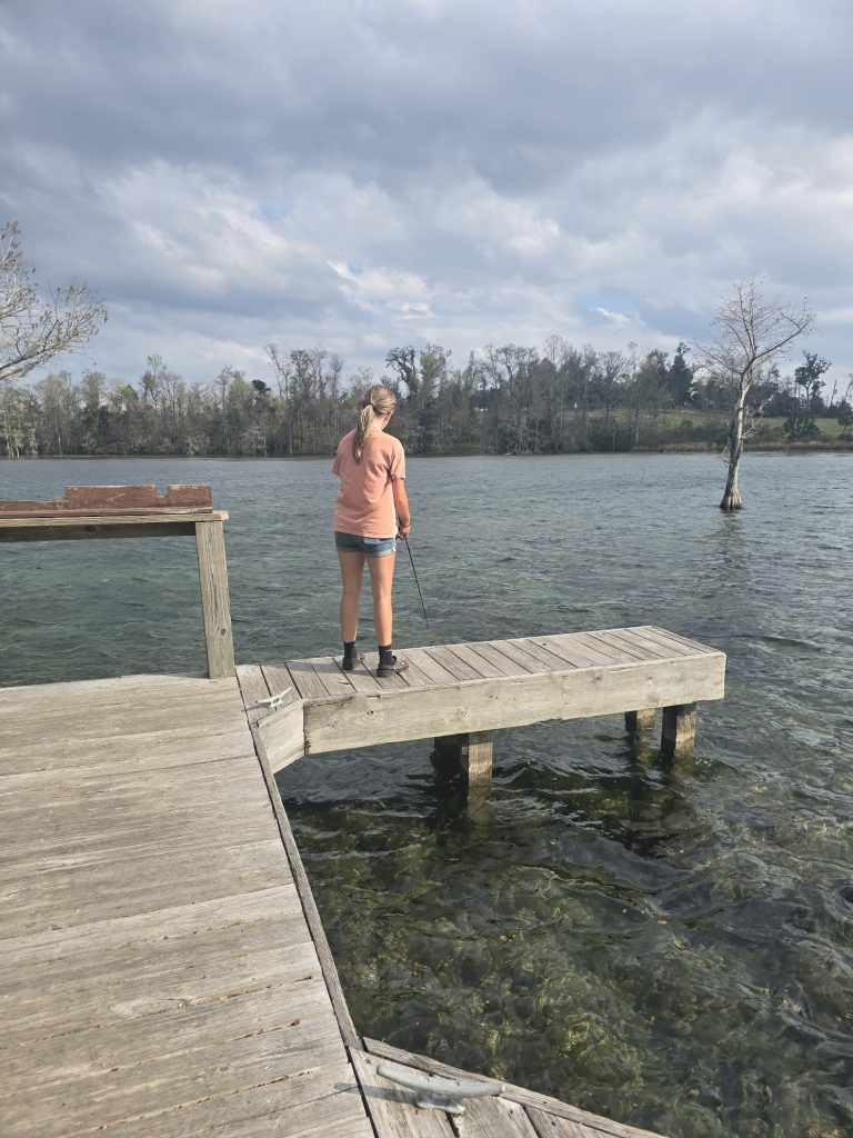 Emma fishing
