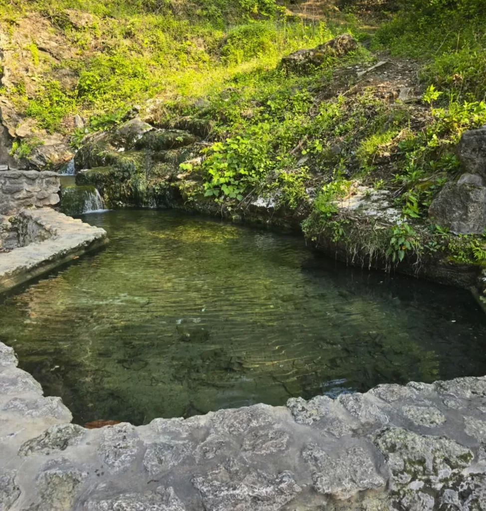 a hot spring