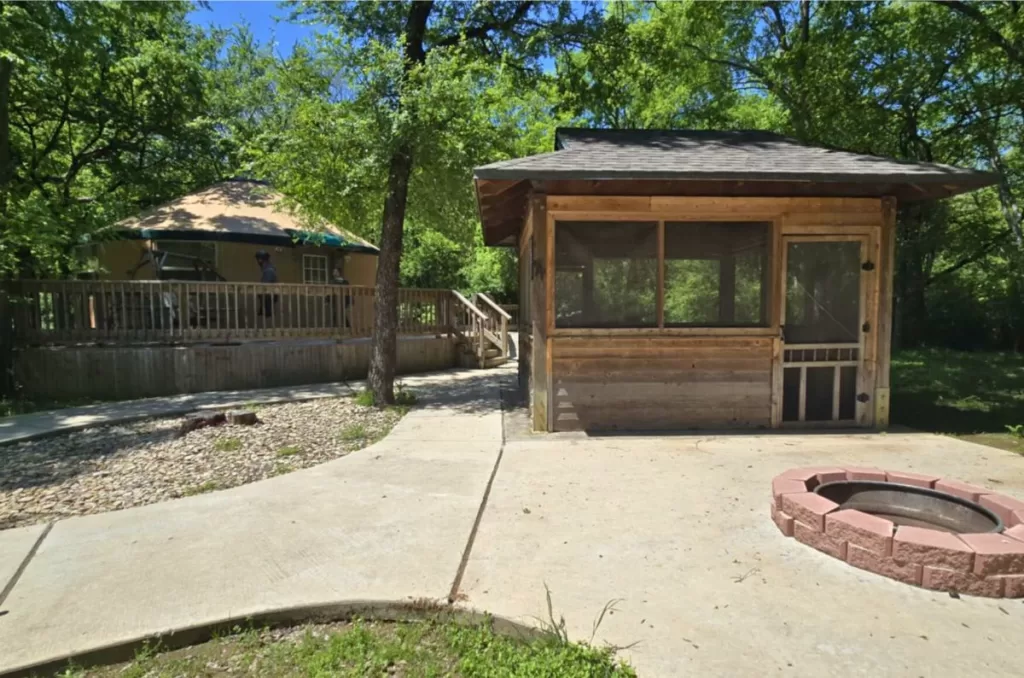 Yurt and Screened Porch